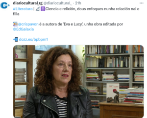 'Eva e Lucy' no Diario cultural da radio galega - 11/12/2023